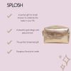 Splosh Wedding Bridesmaid Small Cosmetic Bag - Rose Gold Bridesmaid Thank You Gift, Friend Gifts for Bridesmaid Proposal, Personalised Make Up Bag for Sister and Friend.