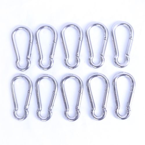 HIGOOD 2.76inch 396lb,304 Stainless Steel Spring Snap Hook,10pcs/Pck.