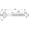 Spax T-STAR Plus Universal Screws with Partial Thread Countersunk A2 Stainless, 0/3487/000/ 5,0/ 60/ /02
