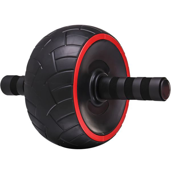 Retoo Bauchroller,Ab Wheel Bauchtrainer Roller, Bauchmuskeltrainer für Männer und Frauen für Zuhause, Fitness Krafttraining, Bauch Roller Training, Krafttraining im Fitnessstudio, Schwarz