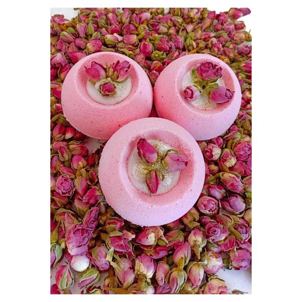 Bomb Rose Küvet Boy 3x210 Gr Banyo Topu/ Nem Bombası