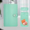100 - Envelope Money - Saving Challenge Set for Couples: Includes Saving Notebook & Binder (Light Blue)