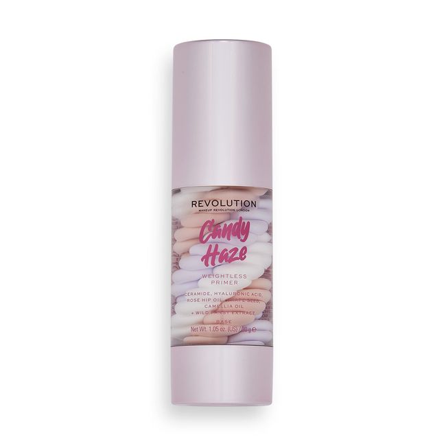 Revolution Beauty London Candy Haze Ceramide Face Primer, All-Day Base For Your Face, 30g