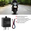 LED Flasher Relay 12V/24V, Motorcycle Electric Flasher for Turn Light Fast Hyper Flash, 1 Pack