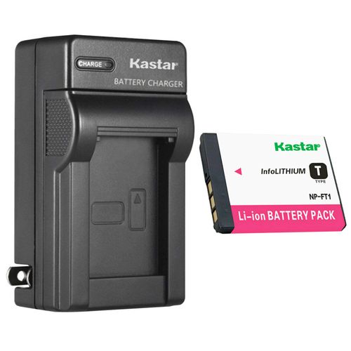 Kastar 1-Pack Battery and AC Wall Charger Replacement for Sony Cyber-Shot DSC-M1, Cyber-Shot DSC-M2, Cyber-Shot DSC-T1, Cyber-Shot DSC-T3, Cyber-Shot DSC-T3/B, Cyber-Shot DSC-T3S, Cyber-Shot DSC-T5