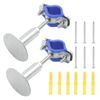 ZUDKSUY 2 Pack 1 Inch Wall Mount Ceiling Mount Pipe Support Clamp, Adjustable Stainless Steel Split Ring Hanger, Pipe Bracket Holder for Pipe Support Pipe Fixing Pole Support