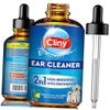 Cliny Ear Cleaner for Dogs and Cats - New Formula Ear Solution Drops - Otic