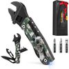 13-in-1 Multi Tool Adjustable Wrench Stainless Steel Camo Multitool Pocket Knife