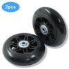 Zorveiio 2 Pack 90mm x 24mm Suitcase Replacement Wheels, Black