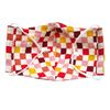 Washable! Japanese pattern, 3D cloth mask, modern checkered (made) for adults (medium size)