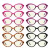 Eyekepper 12 pack Blue Light Blocking Reading Glasses Oval Computer Readers for Women +0.75