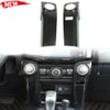 Carbon fiber Central Console Dash Decor Cover Panel Trim Kit for 4Runner 2010-19