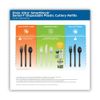 Dixie DUSSPF5 SmartStock Dispensing System Plastic Fork - Black (960/Carton) New