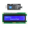 WayinTop 1602 LCD Display Module 16x2 Characters Blue Backlit Blank + IIC/I2C/TWI/SPI Serial Interface Serial I/F Module Port