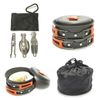12 Piece Camping Cookware Set - Portable Mess Kit By Sirius Survival