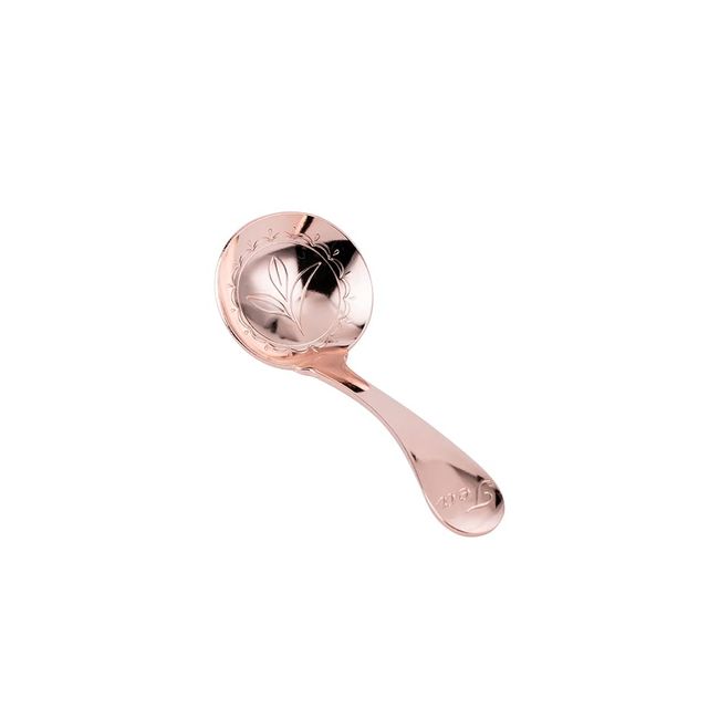 Aoyoshi CASUAL PRODUCT 510816 Tea Caddy Spoon Ladle, Pink Gold, Made in Japan, Antibacterial, Tea Spoon, Tea