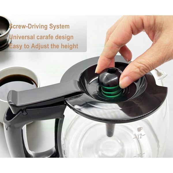 12 Cups Coffee Maker Carafe Replacement for Ninja, 20 oz, Glass, Compatible with Ninja coffee pot replacement