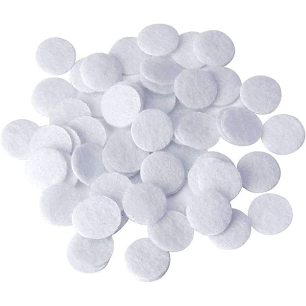 500Pcs Microdermabrasion Cotton Filters Replacement 15mm Dermabrasion Filters,Facial Vacuum Filters Accesories,Microdermabrasion Filters Sponge (White)