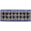 Siena Alphabet Stamp Set, Upper Case, 3mm, 27 Piece Set | PUN-715.00