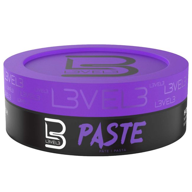 L3 Level 3 Paste - Long-Lasting Hold - Improves Strength and Volume of Hair Protects Against Hair Damage - Level Three Men Styling Product (150 ML, Paste)