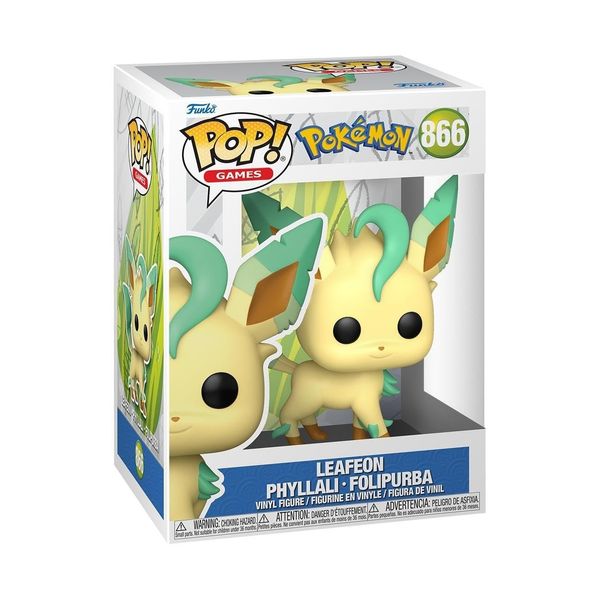 Funko POP! Games: Pokemon - Leafeon - Collectible Vinyl Figure - Gift Idea - Official Merchandise - Toys for Children and Adults - Video Games Fans - Figure for Collectors