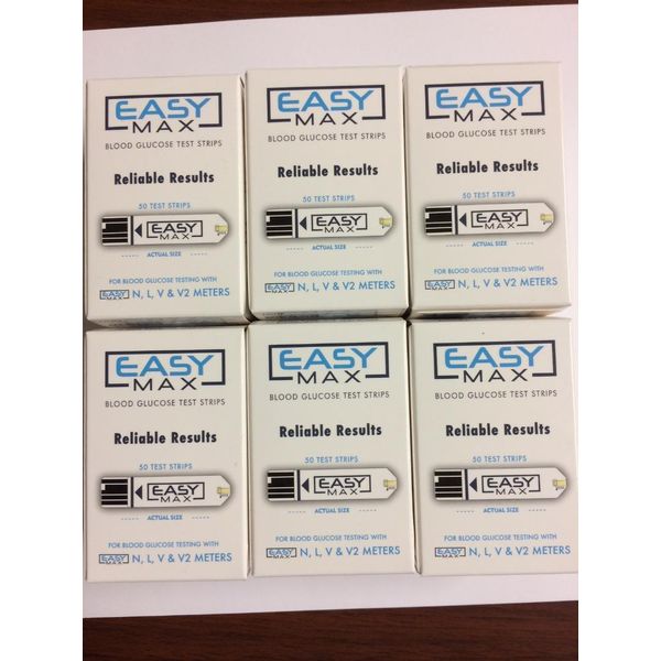 EASYMax Blood Glucose 300 Test Strips  Exp: 8/29/2024