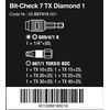 Wera Bit-Sortiment, Bit-Check 7 TX Diamond 1, 7-teilig, 05057415001