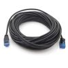 1aTTack.de 660448 Cat6 Cat.6 cable Cat network cable 10m - patch cable slim cable (small diameter - very flexible) 1000 Mbit/s - 1 piece - black