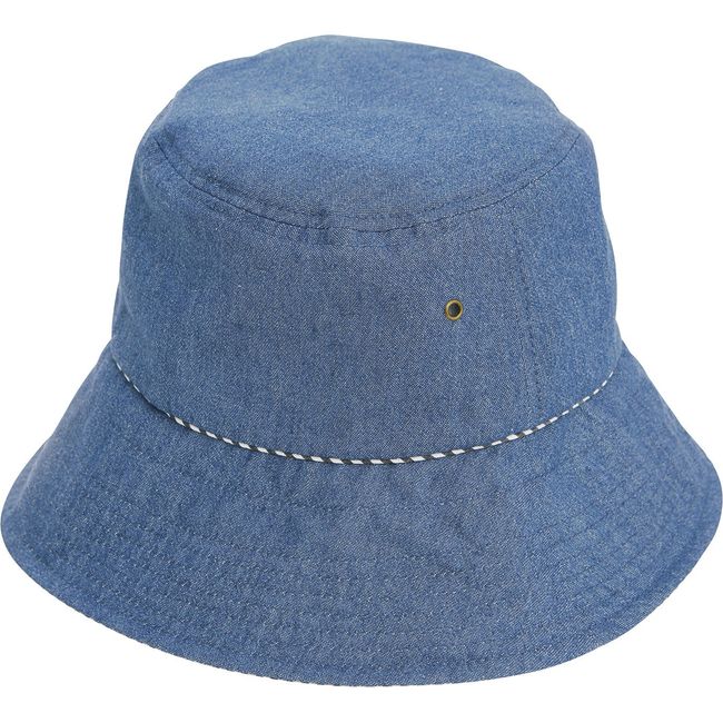 Cogit Decorative Goods (Fashion Accessories) Blue Head Circumference 56-58cm UV 99% Cut Hairstyle Fluffy Denim Hat