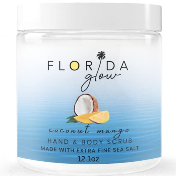 Florida Salt Scrubs Hand & Body Scrub (Coconut Mango, 12.1 oz)