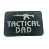 Tactical Dad Grey PVC Airsoft Paintball Morale Patch