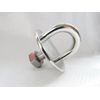 6MM Stainless Steel Round Eye Plate with M8 Screw Thread & Nut