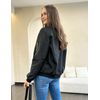 Zeagoo Womens Classic Quilted Jacket Short Bomber Jacket Coat, Black, Medium
