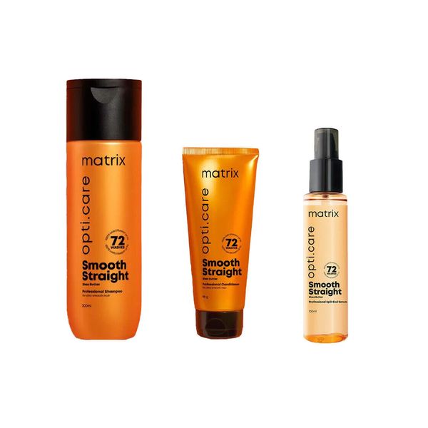 Matrix Opti Care Professional Straight Shampoo Conditioner Serum Combo Pack