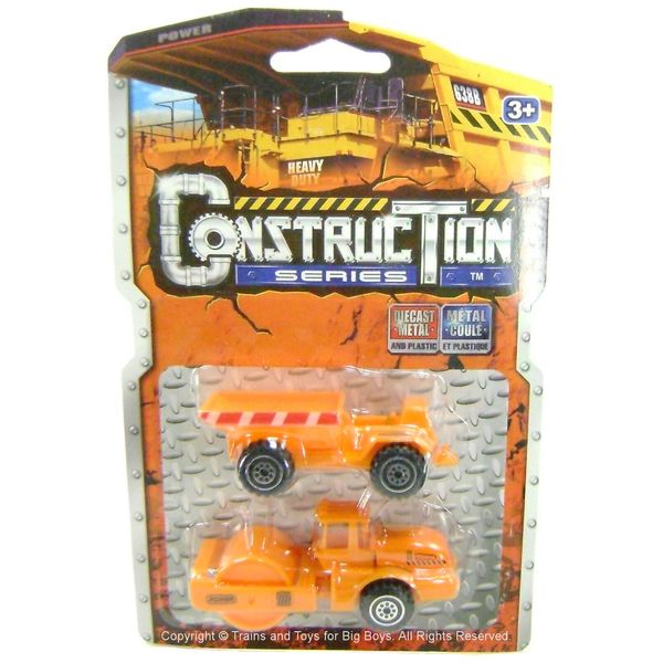 STEAM ROLLER & HAULER CONSTRUCTION Vehicle Set S Scale 1:64 Train Accessories r