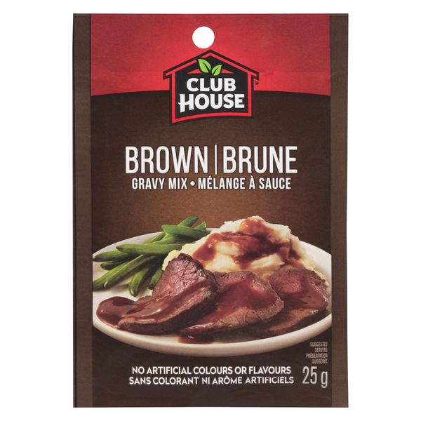 Club House, Brown Gravy Mix, 25g/1oz., (Imported from Canada)