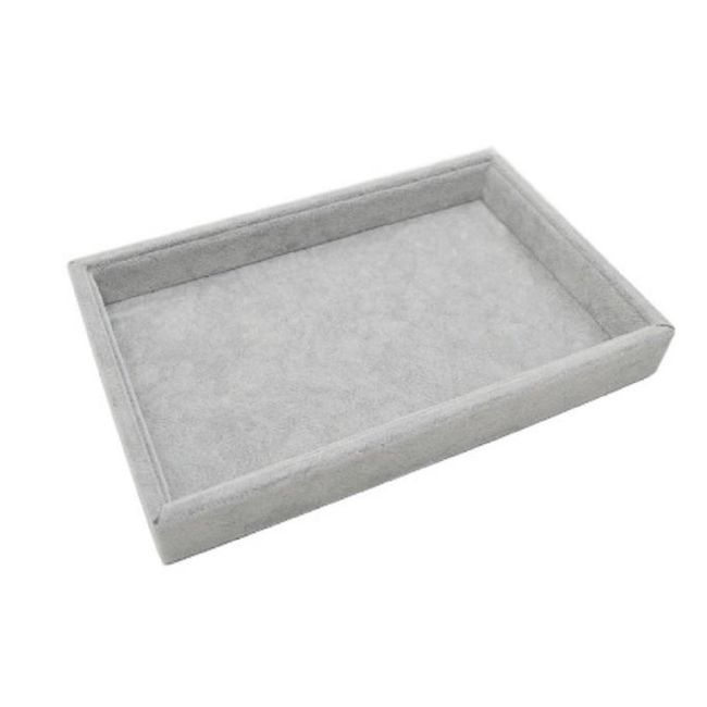 Jewelry Tray, Accessory, Tray, Watch, Glasses, Suede, Hospitality, Tool, Display, Store, Fishing, Shallow, Light, Gray, Gray (Gray)