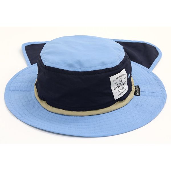 Moskihi Insect Repellent Quick-Drying Sun Hat Light Blue S HB-001