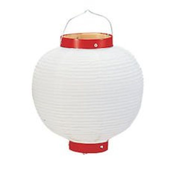 Vinyl Lanterns Round "No. 6 " White Behind