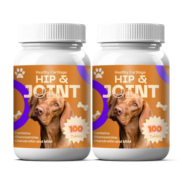 Hip & Joint Complex for Dogs - Glucosamine Hip and Joint, Chewable Tablets - 2B