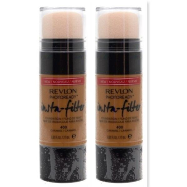 2 Revlon PHOTOREADY Insta Filter Foundation # 400 Caramel SEALED (460)