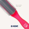 Kent AirHedz Glo Half Radial Brush Raspberry