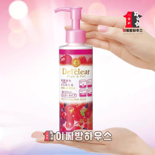 Detclear Peeling Gel Mix Berry 180ml Exfoliator Peeling Soap Low-irritation Peeling Gel Facial Exfoliator Skin Exfoliation