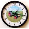 New OLIVER Model 99 Tractor Wall Clock & Thermometer Set 10" Round Green Yellow