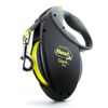 Flexi Giant L Retractable Dog Leash (Tape), Large, Black/Neon