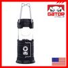 2x Solar Camping Lantern Flashlight Lamp Portable Rechargeable LED USB Power
