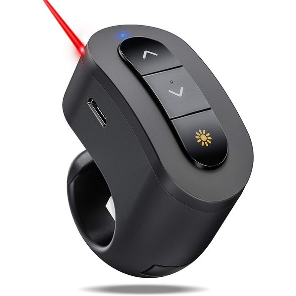 RING Presentation Clicker Wireless Presenter USB Powerpoint Clicker Remote