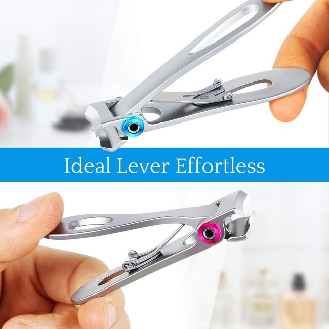 Toenail Clippers for Seniors Thick Nails - Wide Jaw Opening Extra Large Toe  Nail