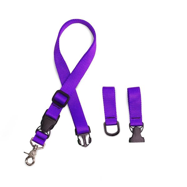 The Buddy System Accessories for Our Dog Leashes Made in USA (Extra Buddy, Regular Dog Purple)