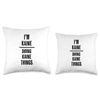 I'm KAINE - Doing KAINE Things | Funny - First Name - Throw Pillow